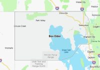 Map of Box Elder County Utah