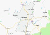 Map of Caledonia County Vermont