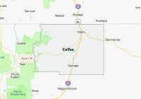 Map of Colfax County New Mexico