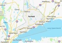 Map of Fairfield County Connecticut