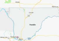 Map of Franklin County Washington