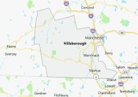 Map of Hillsborough County New Hampshire