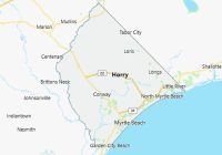 Map of Horry County South Carolina