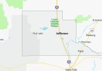 Map of Jefferson County Idaho