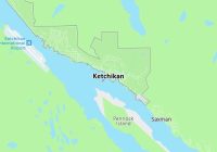 Map of Ketchikan Gateway Borough Alaska