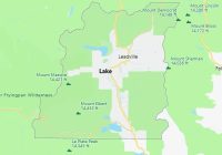 Map of Lake County Colorado
