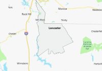 Map of Lancaster County South Carolina