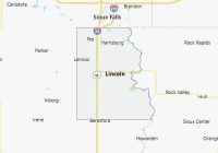 Map of Lincoln County South Dakota