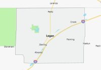 Map of Logan County Colorado