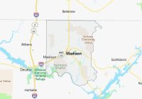 Map of Madison County Alabama