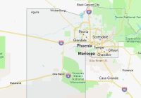 Map of Maricopa County Arizona