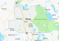 Map of Marion County Florida