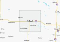 Map of McCook County South Dakota