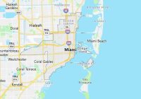 Map of Miami-Dade County Florida