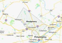Map of Montgomery County Pennsylvania