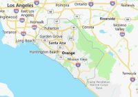 Map of Orange County California