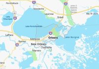 Map of Orleans Parish Louisiana