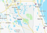 Map of Osceola County Florida