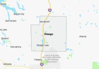 Map of Otsego County Michigan