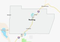 Map of Pershing County Nevada