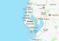 Map of Pinellas County Florida