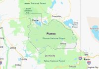 Map of Plumas County California