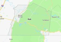 Map of Polk County Tennessee