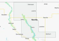 Map of Renville County North Dakota