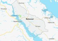 Map of Richmond County Virginia