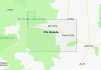 Map of Rio Grande County Colorado