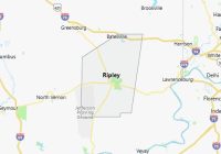 Map of Ripley County Indiana