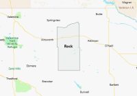 Map of Rock County Nebraska