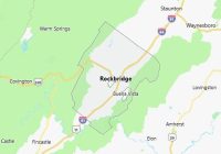 Map of Rockbridge County Virginia