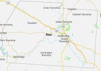 Map of Ross County Ohio