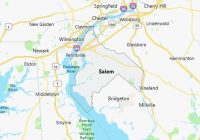Map of Salem County New Jersey