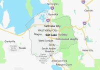 Map of Salt Lake County Utah