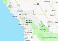 Map of San Luis Obispo County California
