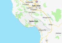 Map of Santa Cruz County California