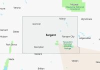 Map of Sargent County North Dakota