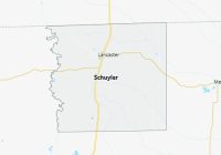 Map of Schuyler County Missouri