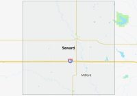 Map of Seward County Nebraska
