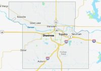 Map of Shawnee County Kansas