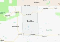 Map of Sheridan County Nebraska