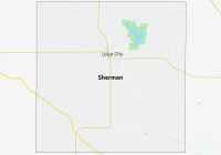 Map of Sherman County Nebraska