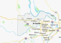 Map of St. Charles County Missouri