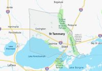 Map of St. Tammany Parish Louisiana