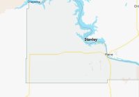 Map of Stanley County South Dakota