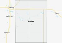 Map of Stanton County Nebraska