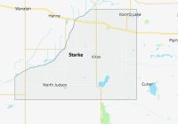 Map of Starke County Indiana