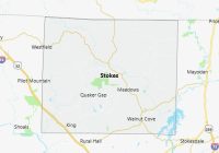 Map of Stokes County North Carolina